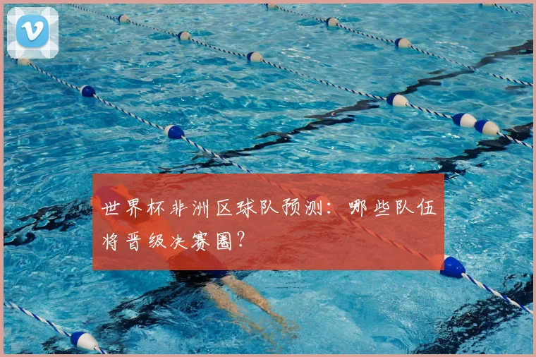 世界杯非洲区球队预测：哪些队伍将晋级决赛圈？